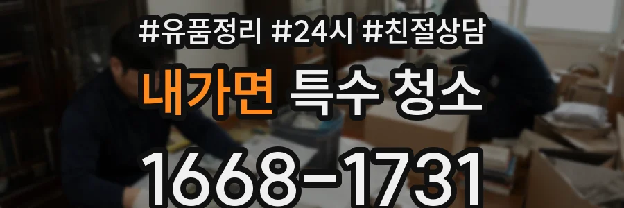 내가면 특수 청소