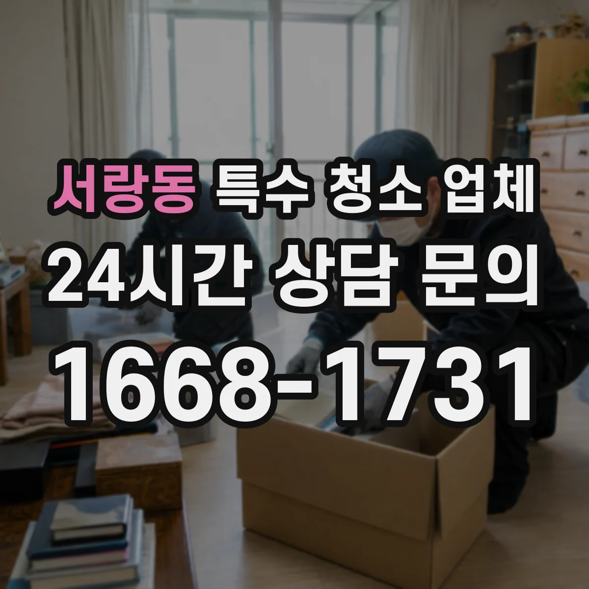 서랑동 특수 청소 업체
