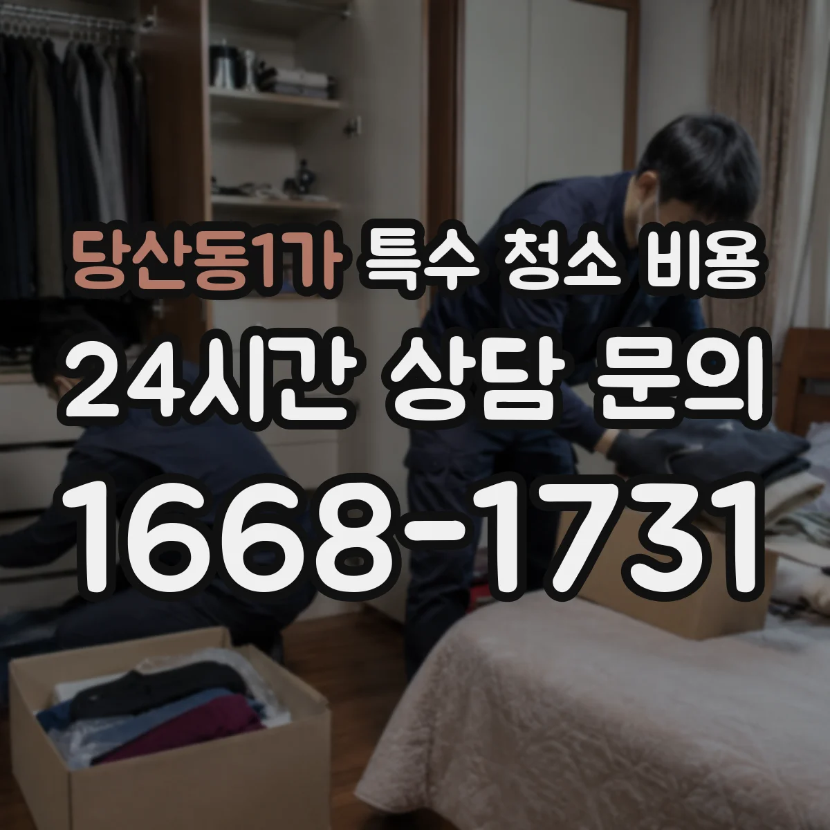 당산동1가 특수 청소 비용