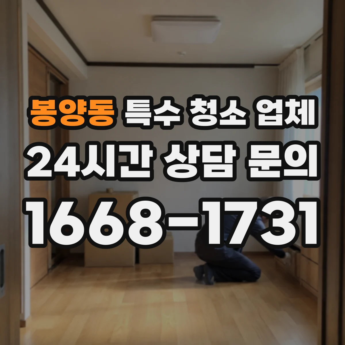 봉양동 특수 청소 업체