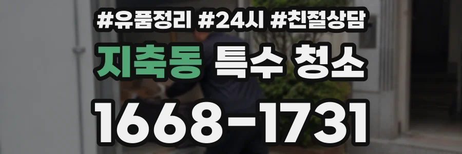 지축동 특수 청소