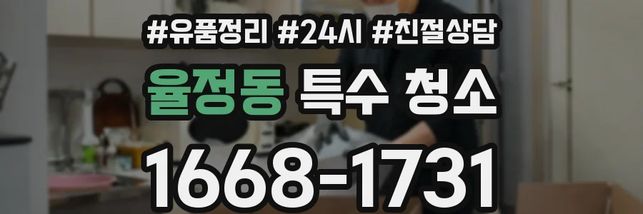 율정동 특수 청소