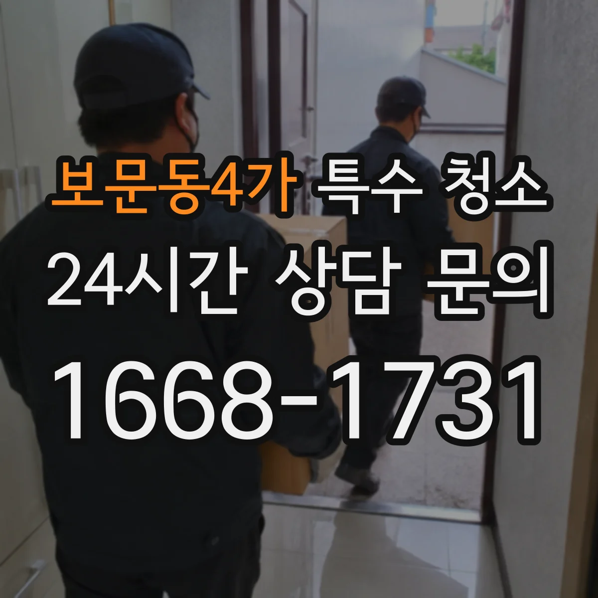 보문동4가 특수 청소