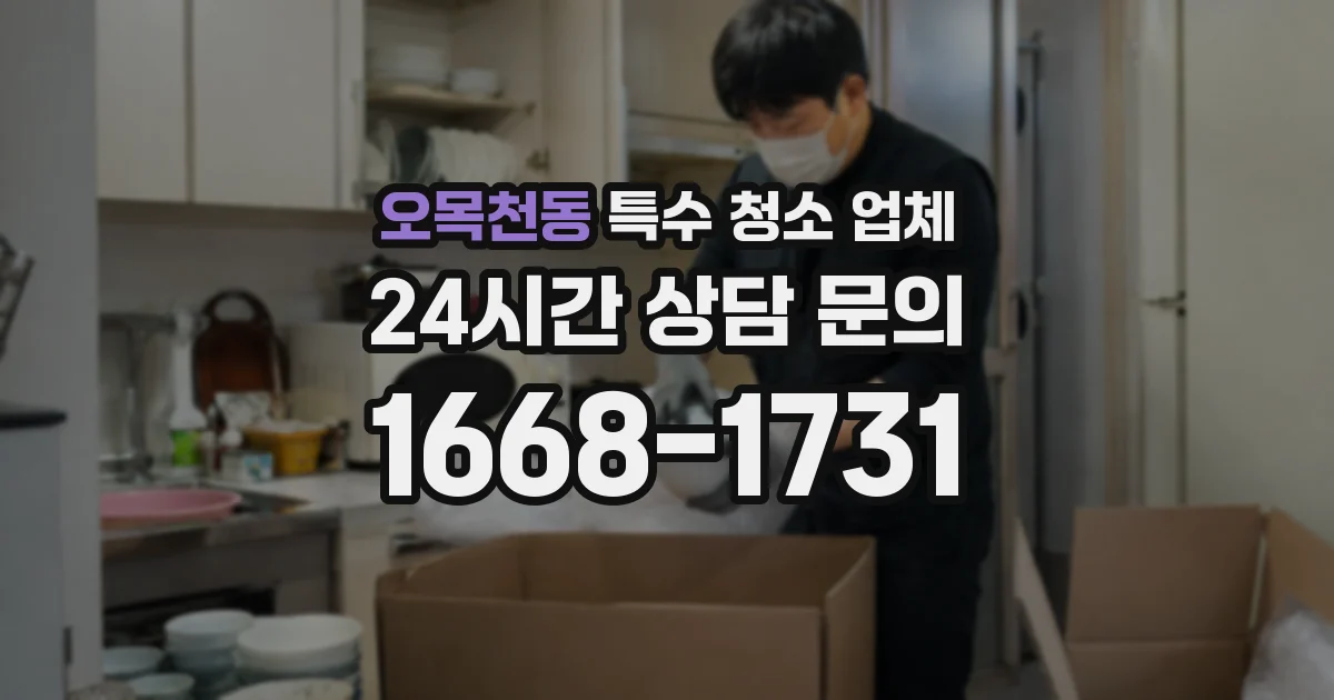 오목천동 특수 청소 업체