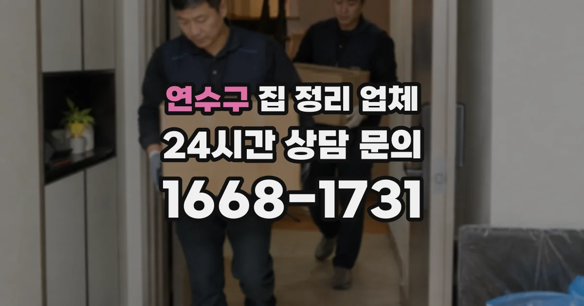 연수구 집 정리 업체
