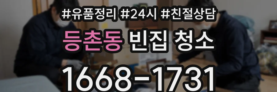 등촌동 빈집 청소