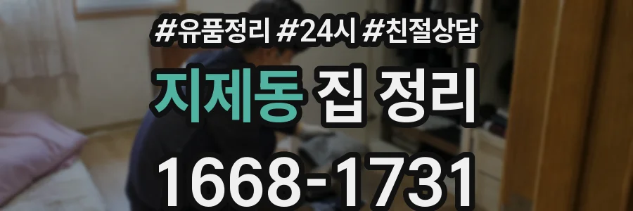 지제동 집 정리