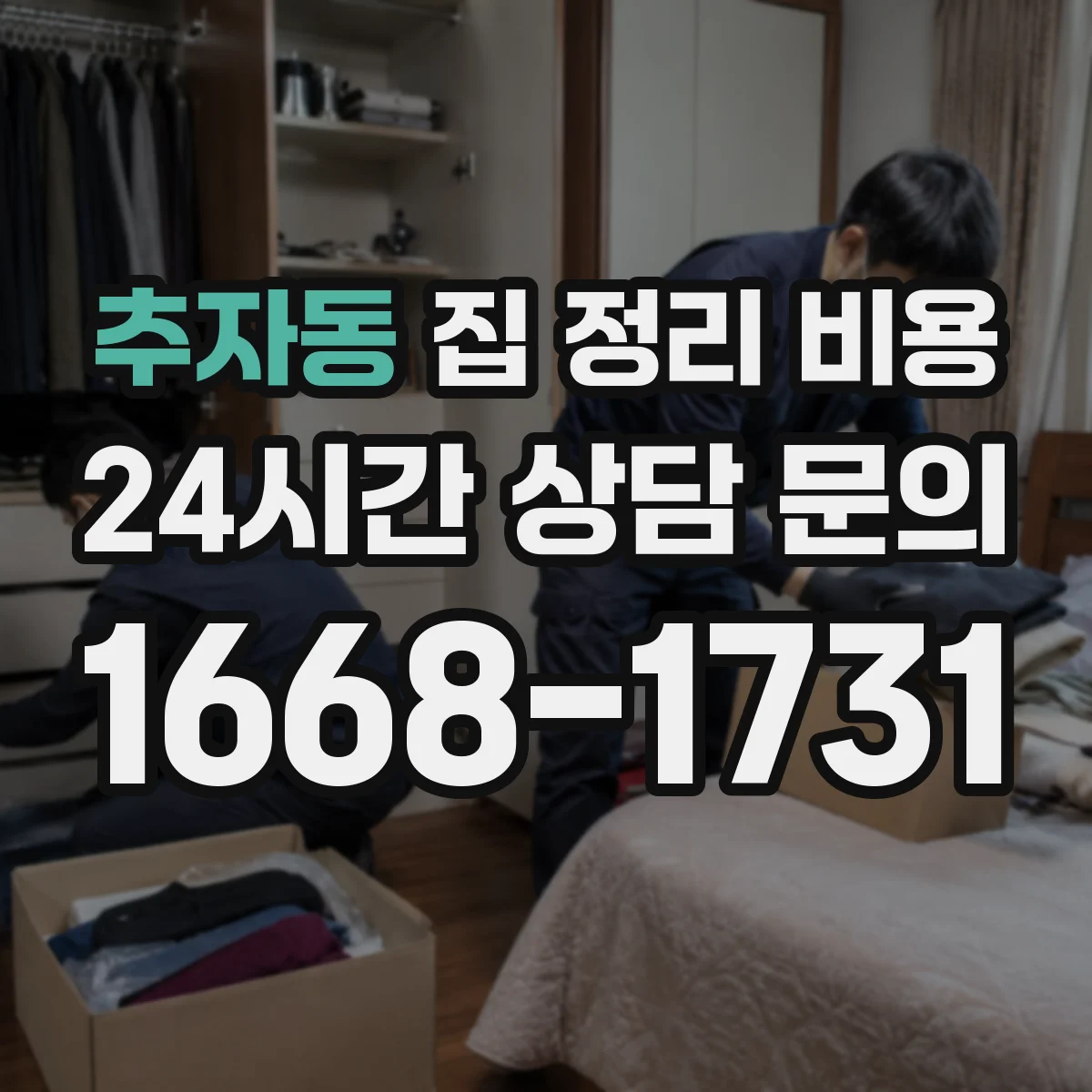 추자동 집 정리 비용
