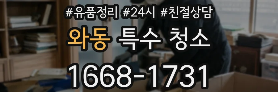와동 특수 청소