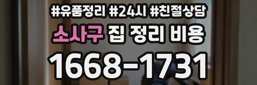 소사구 집 정리 비용
