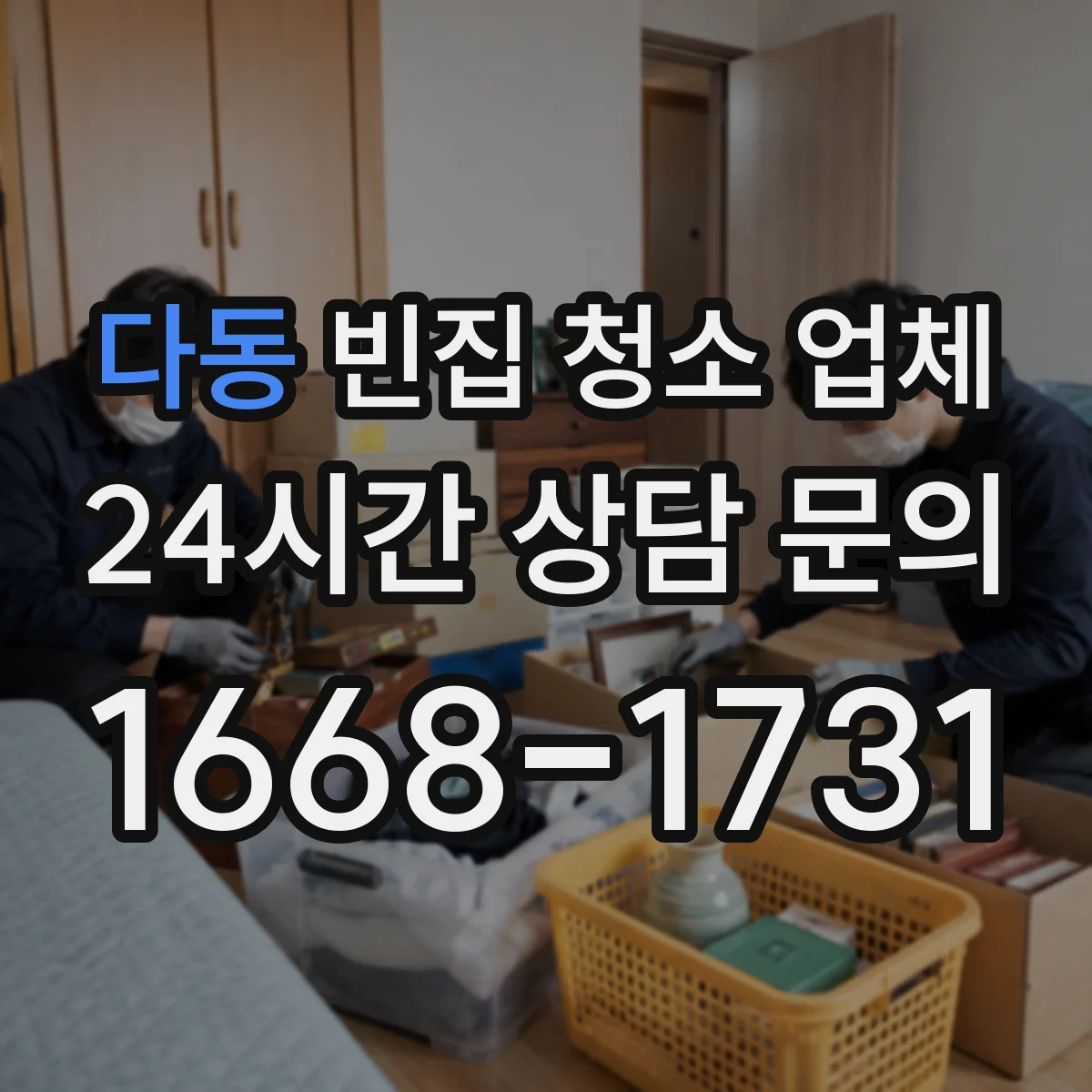 다동 빈집 청소 업체