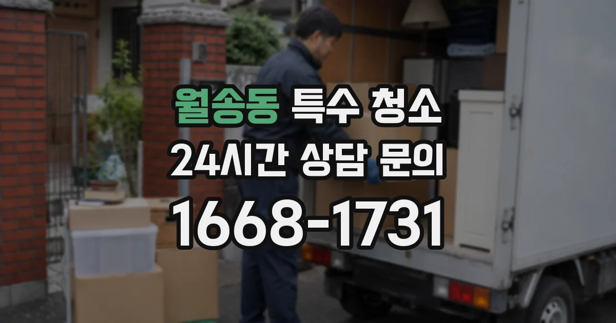 월송동 특수 청소