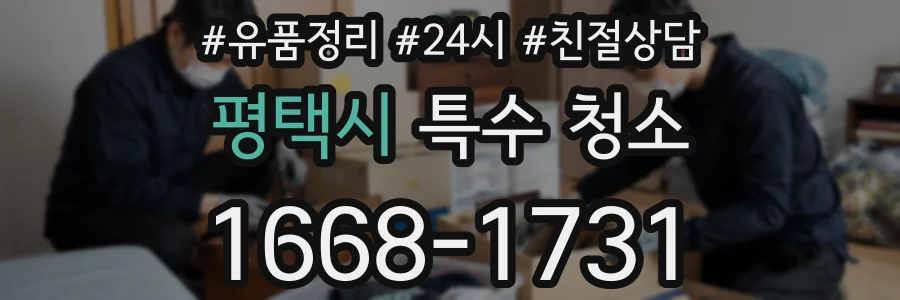 평택시 특수 청소