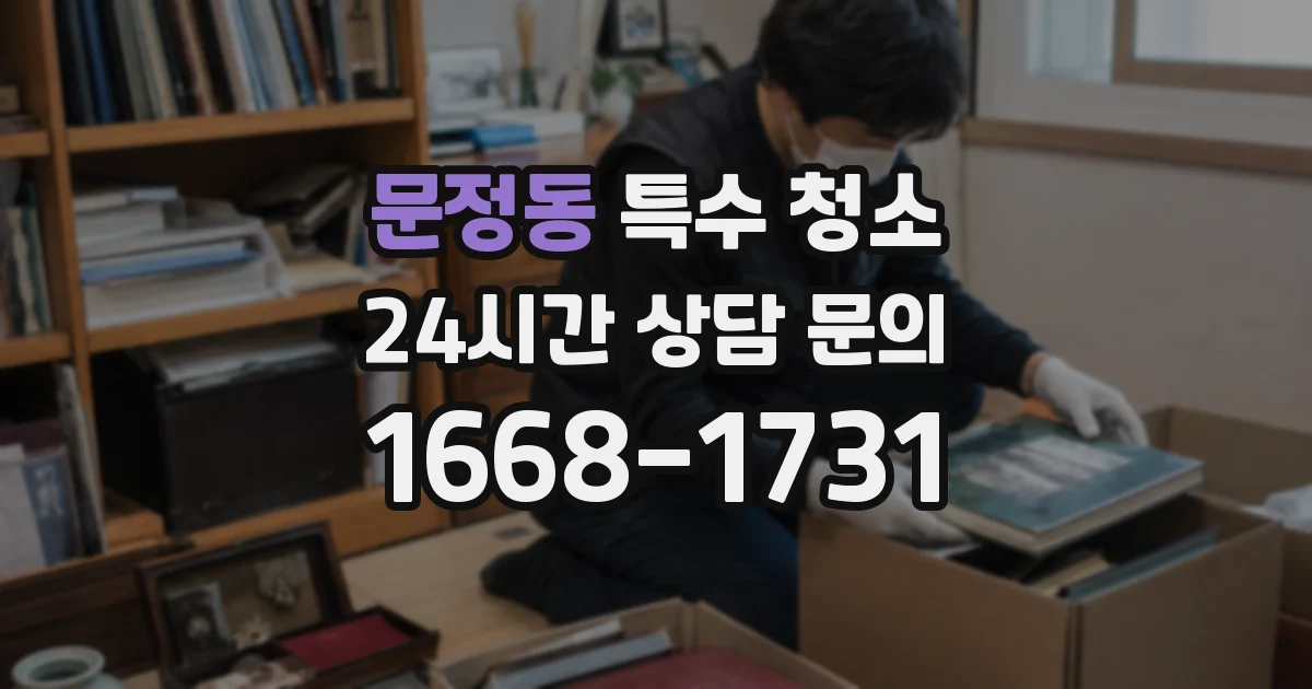 문정동 특수 청소