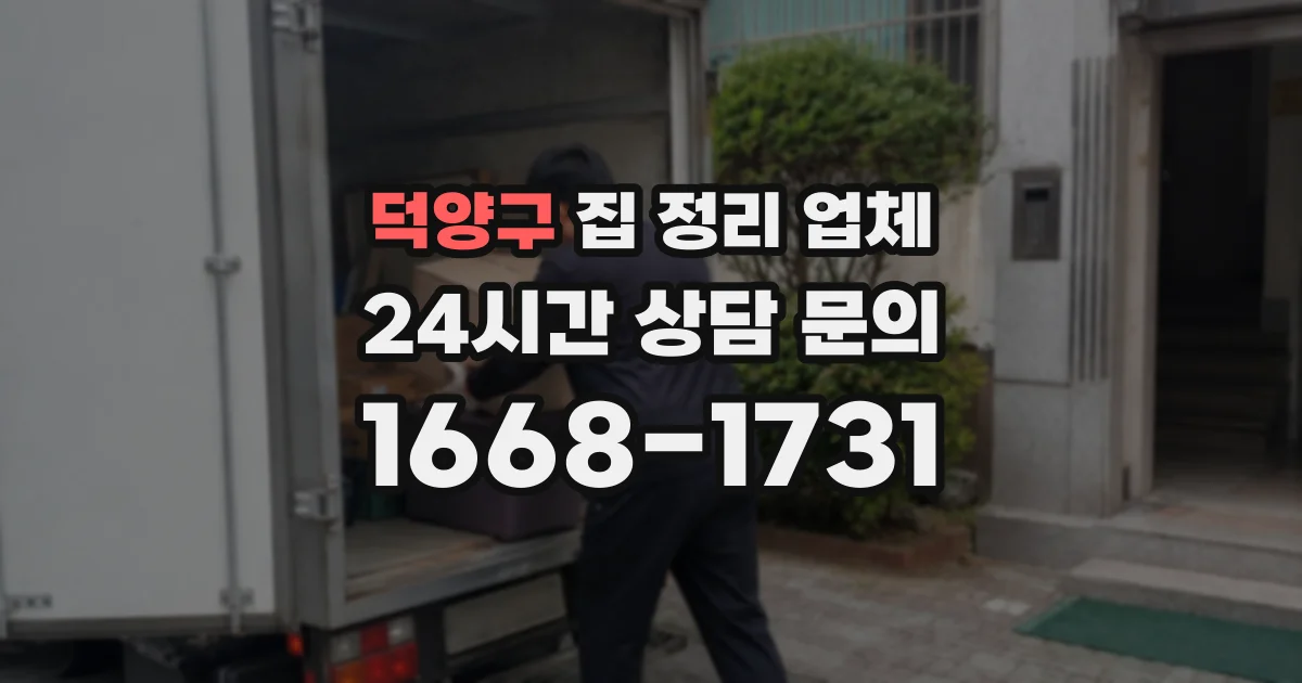 덕양구 집 정리 업체