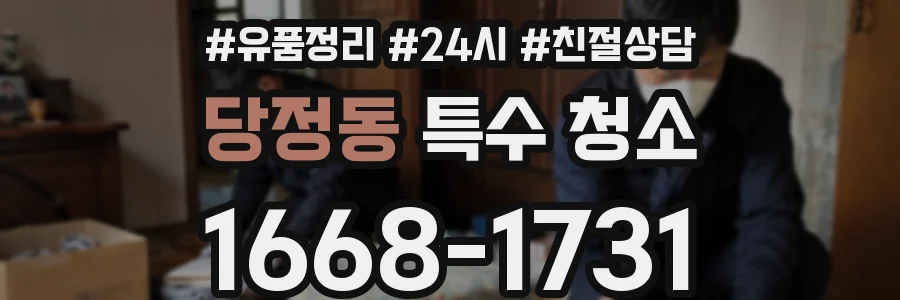 당정동 특수 청소