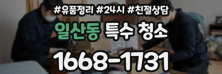 일산동 특수 청소