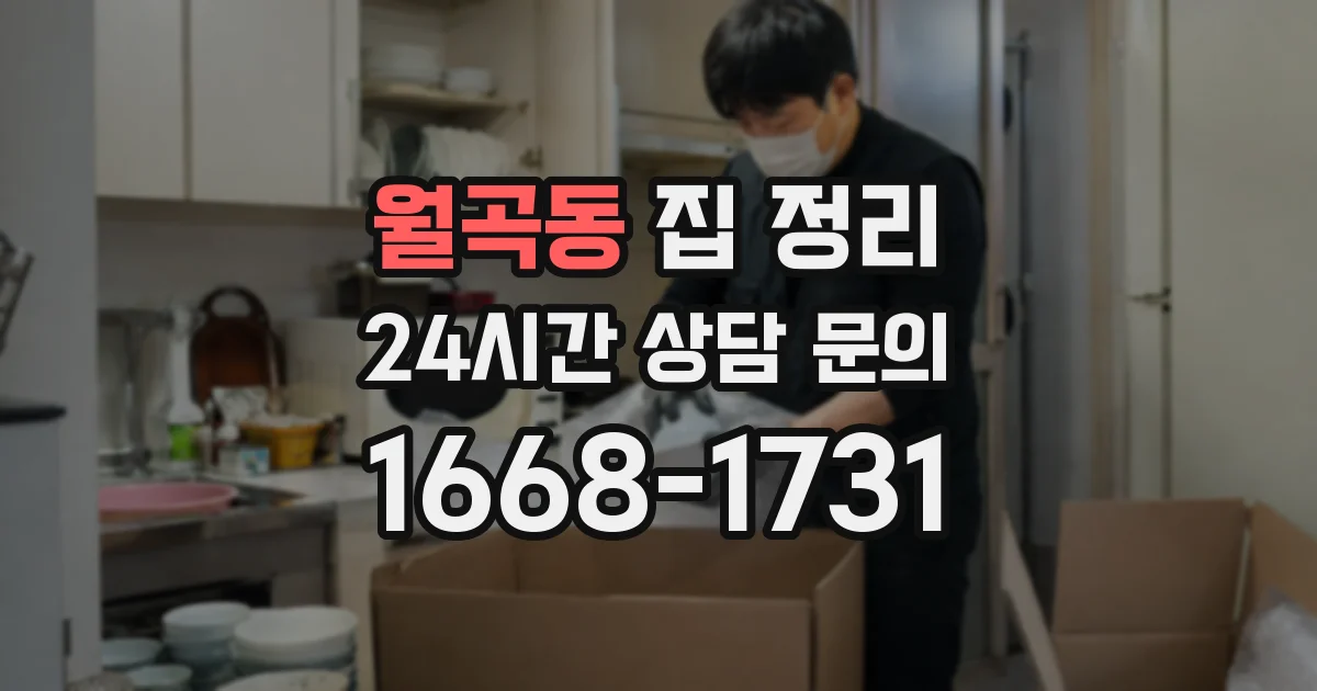 월곡동 집 정리