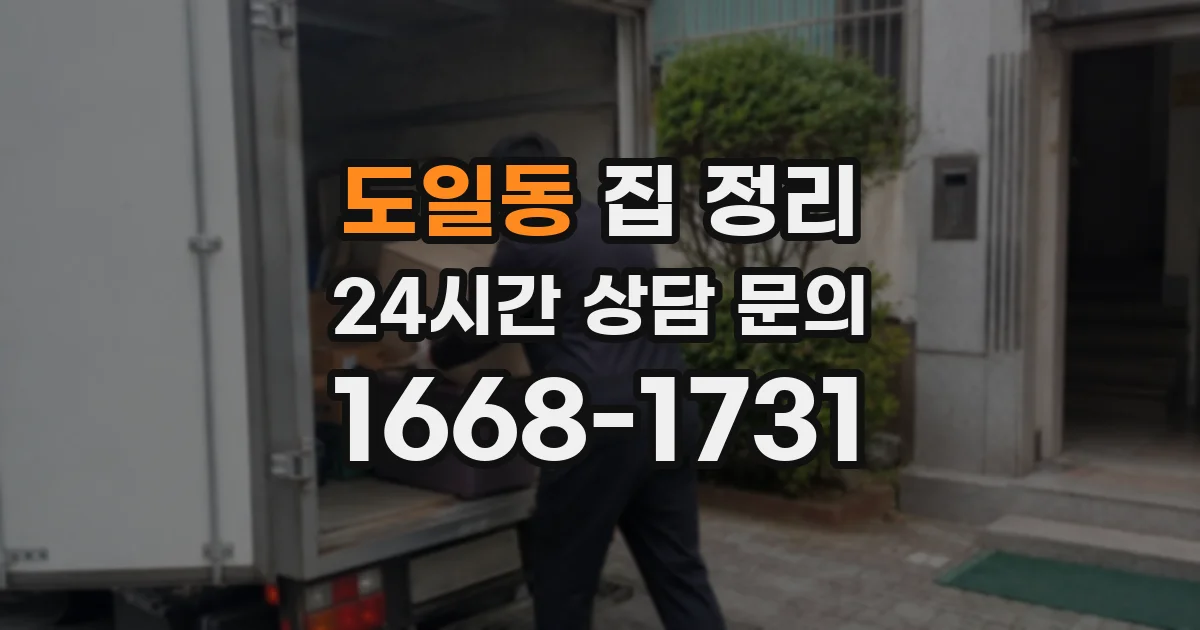 도일동 집 정리