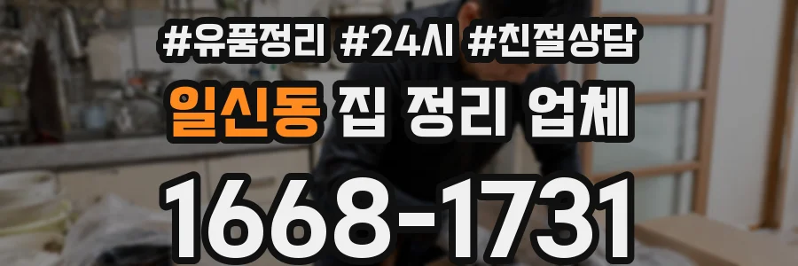 일신동 집 정리 업체
