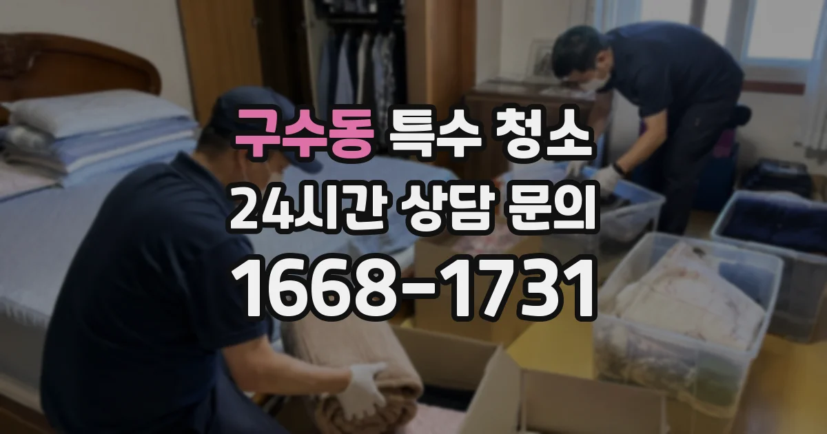 구수동 특수 청소