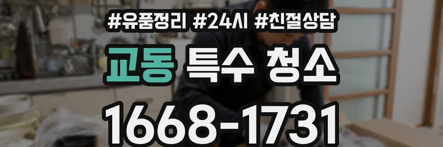 교동 특수 청소