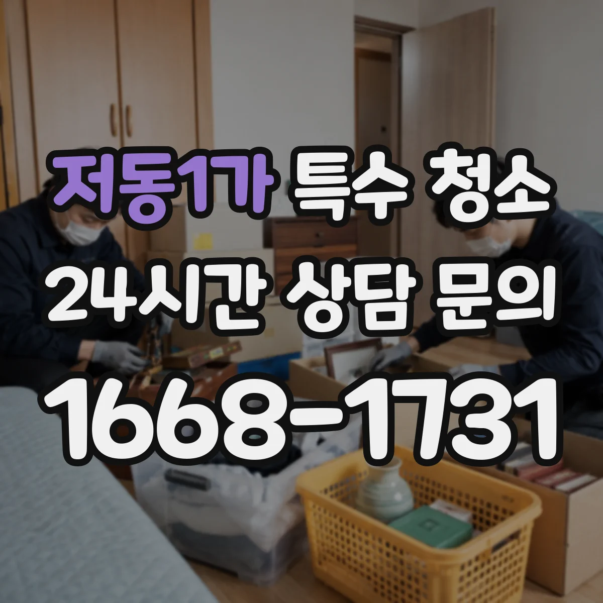 저동1가 특수 청소