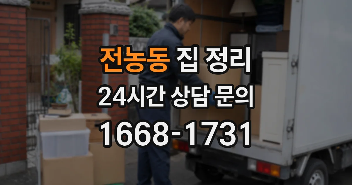 전농동 집 정리