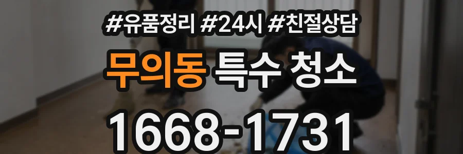 무의동 특수 청소