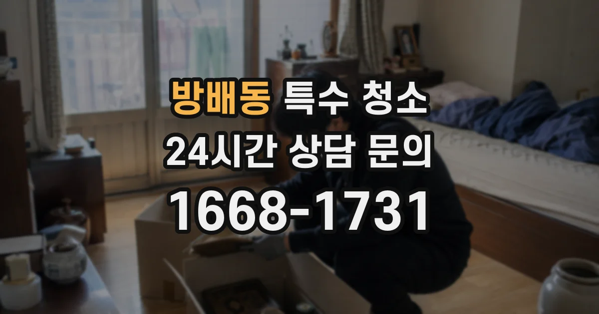 방배동 특수 청소