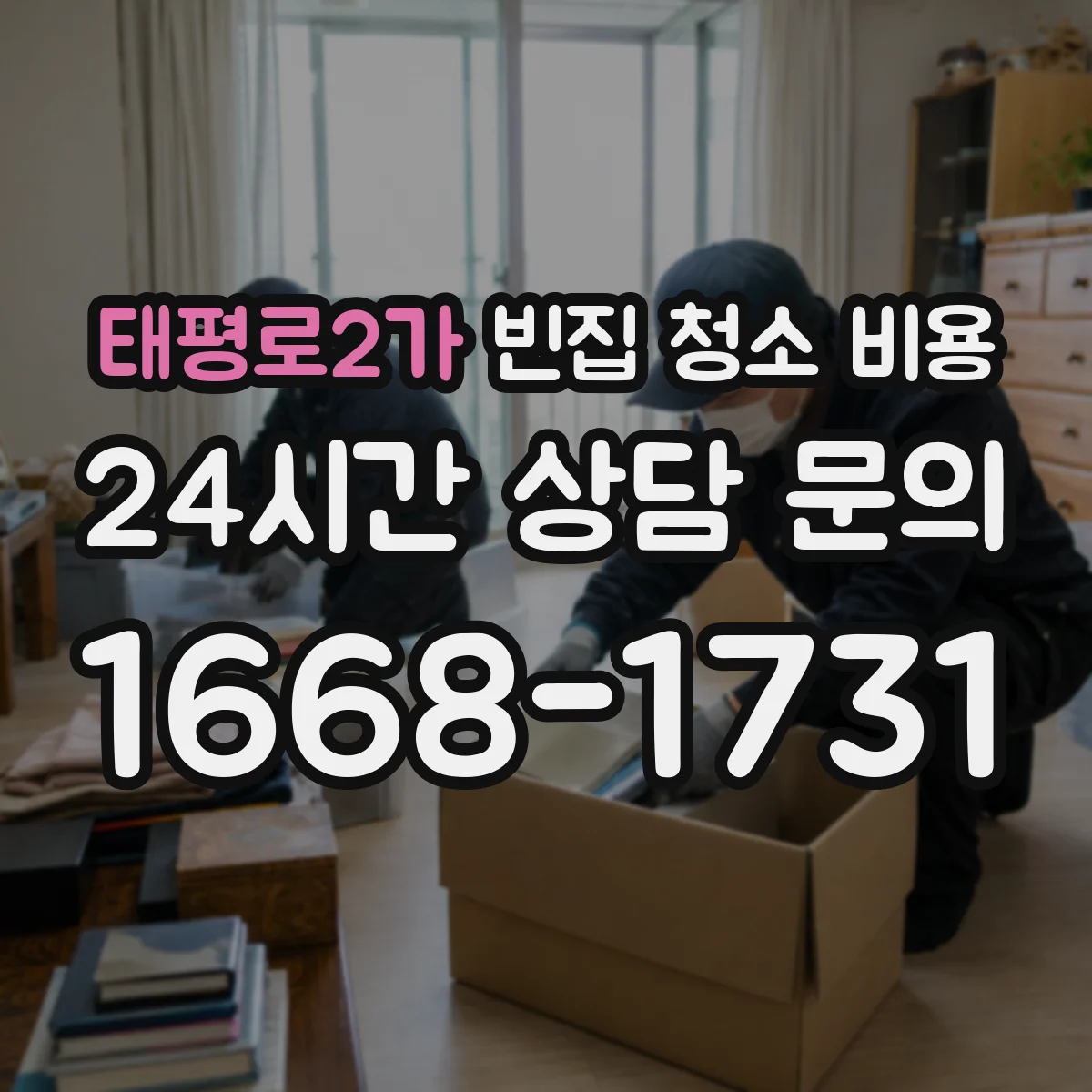 태평로2가 빈집 청소 비용