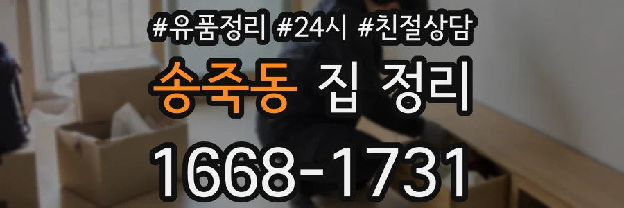 송죽동 집 정리