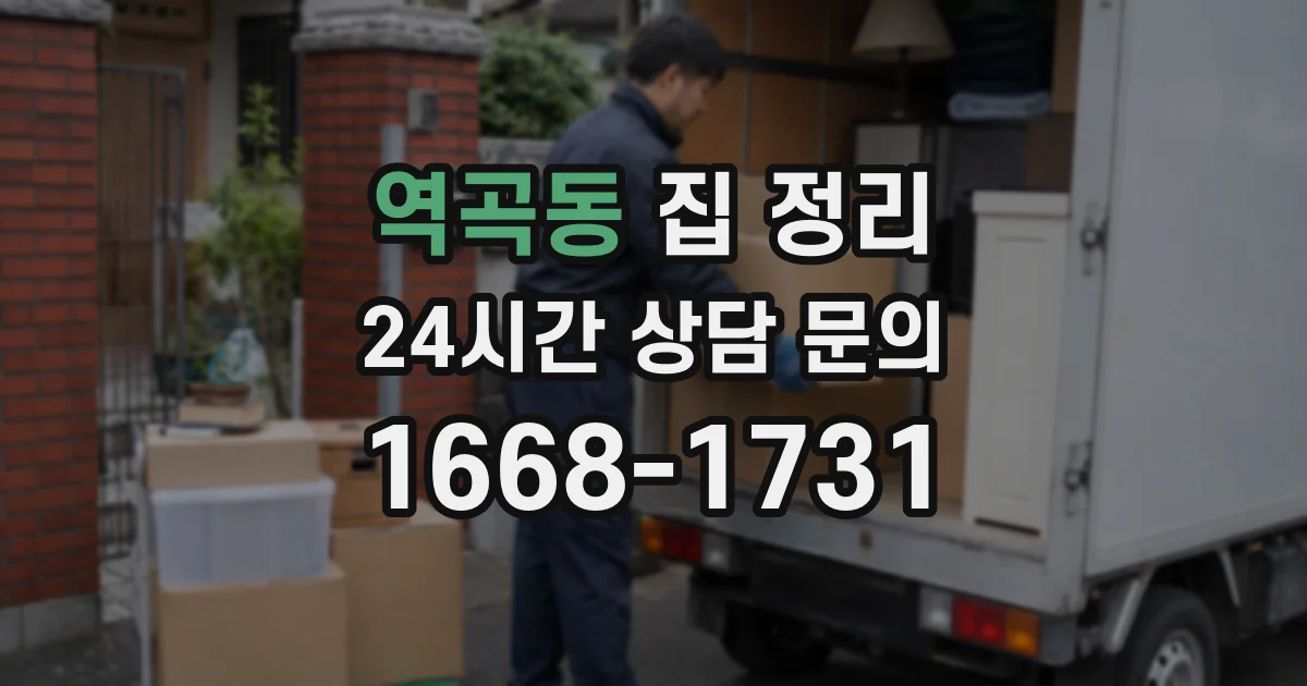 역곡동 집 정리
