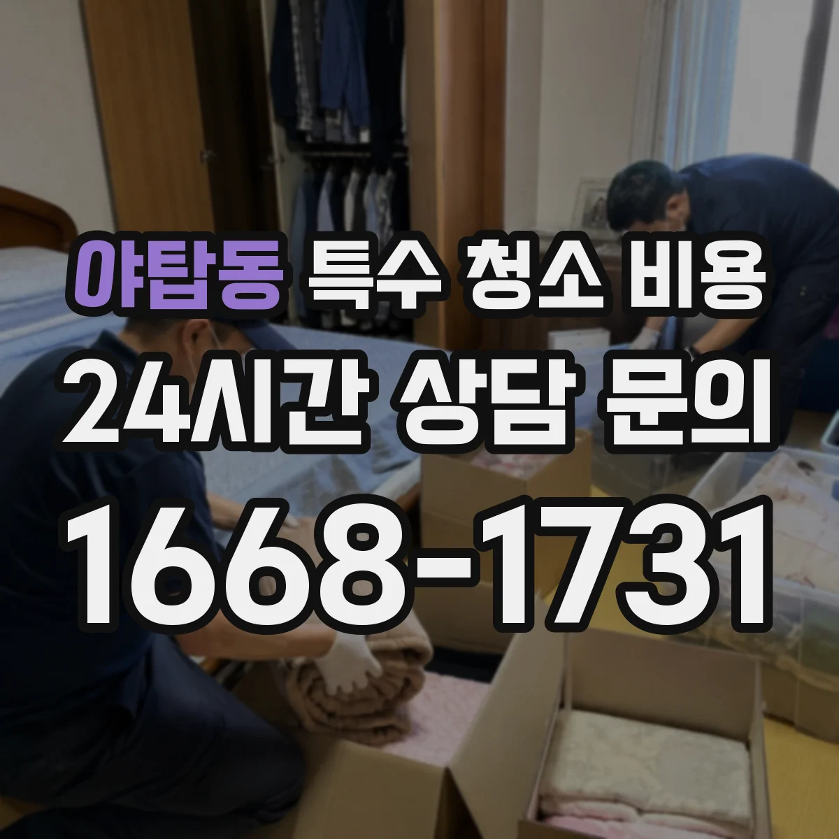 야탑동 특수 청소 비용