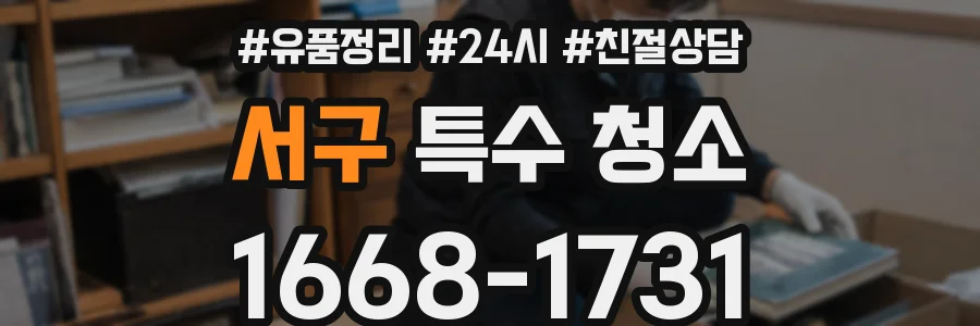 서구 특수 청소