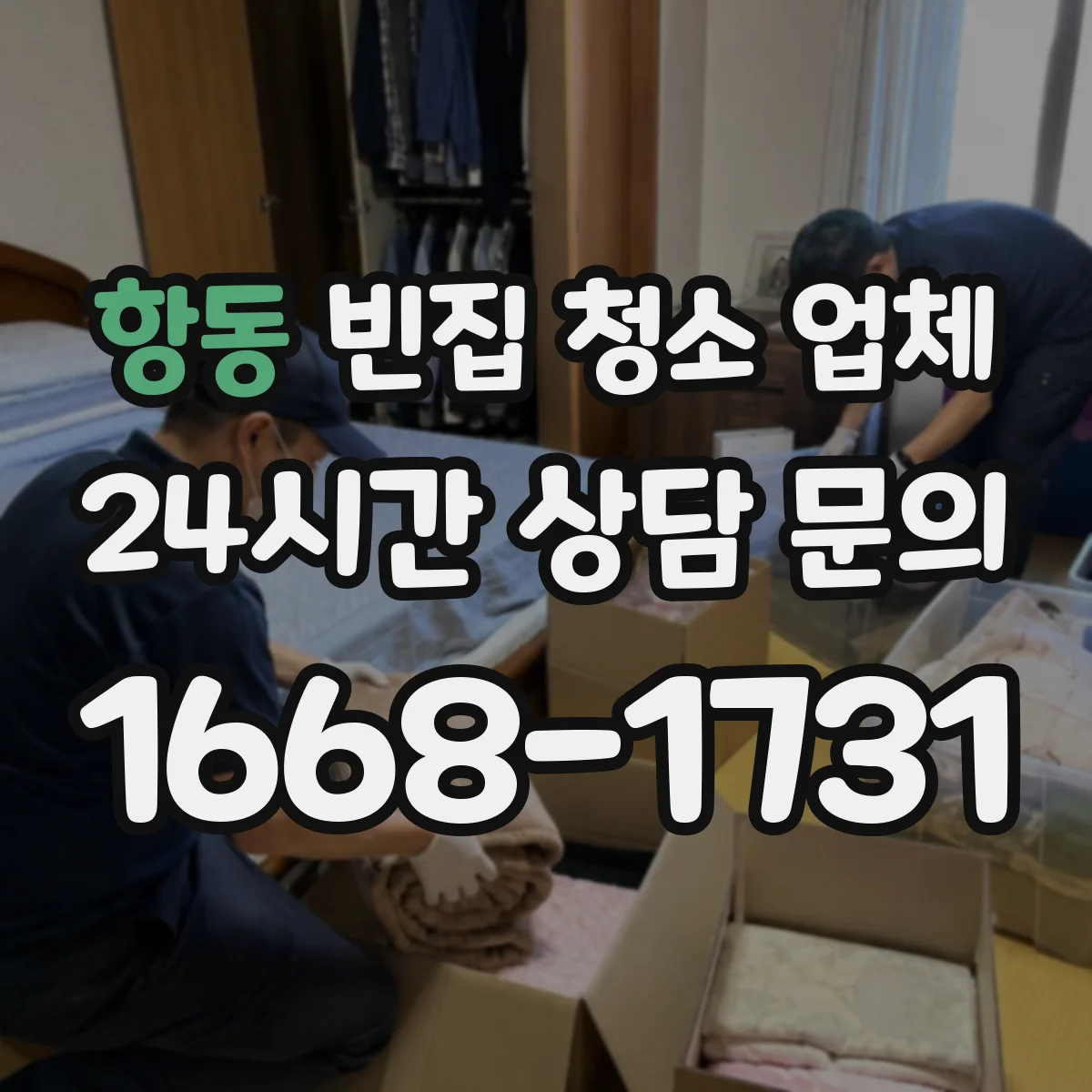 항동 빈집 청소 업체