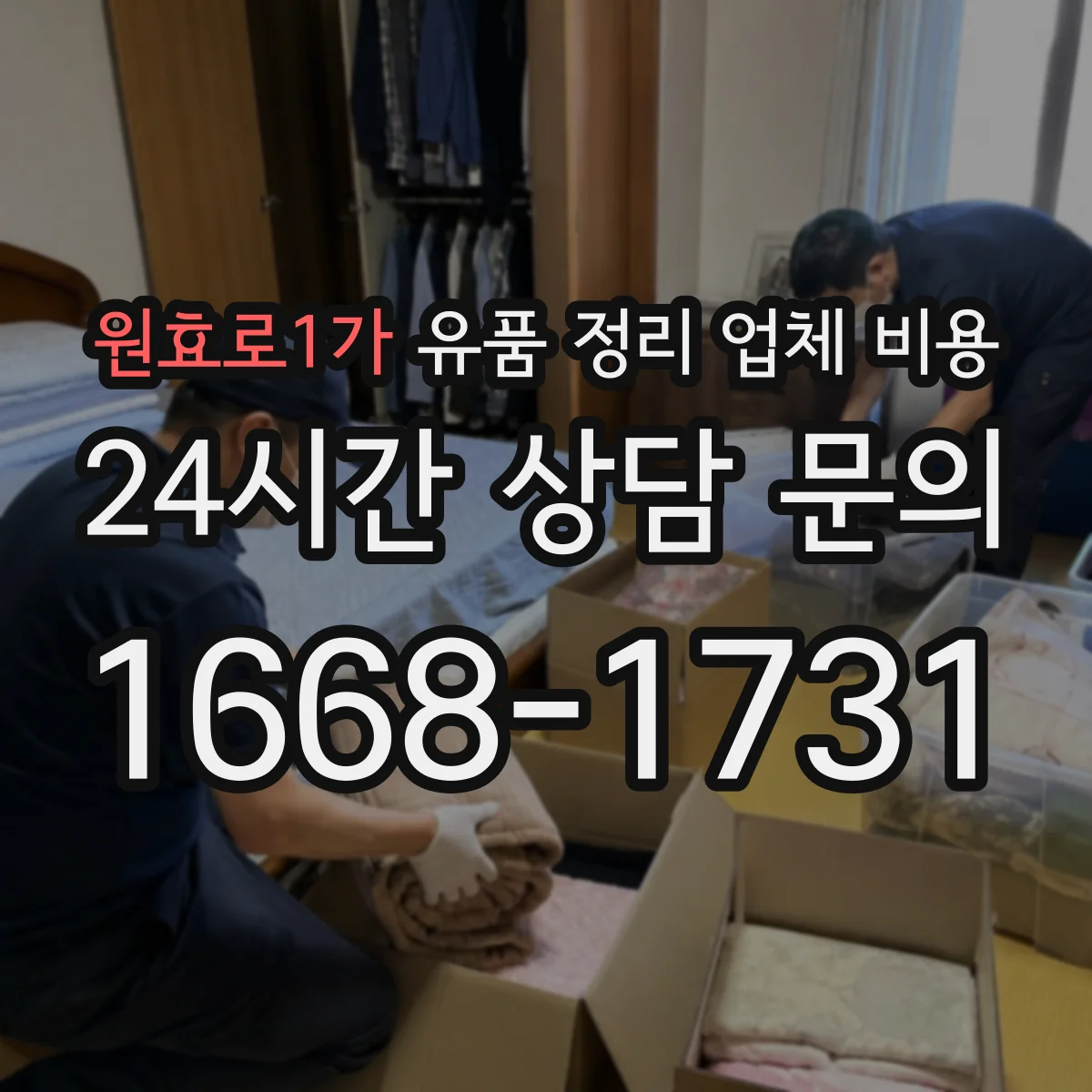 원효로1가 유품 정리 업체 비용 곰팡이 확산 정도와 인건비 차이