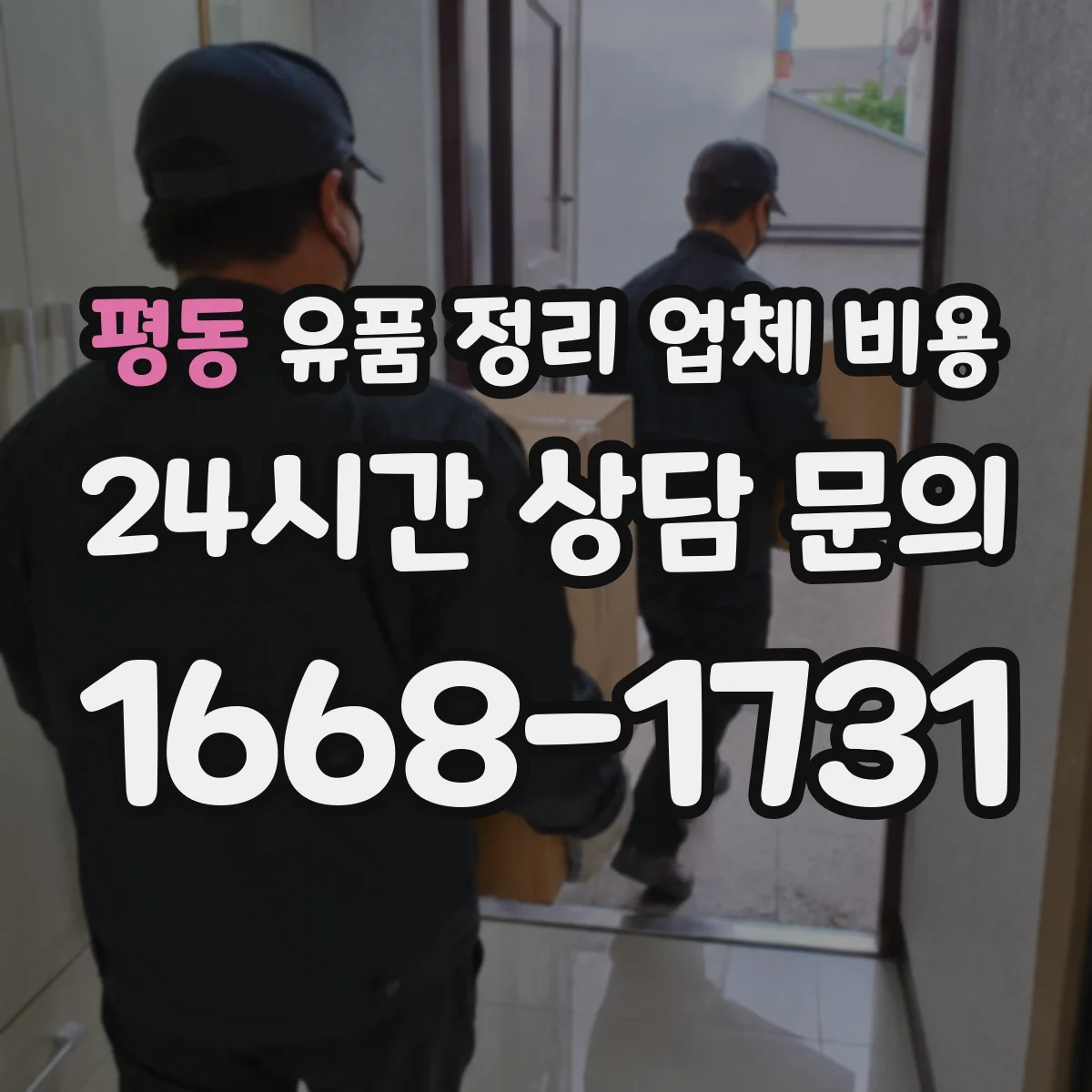 평동 유품 정리 업체 비용 곰팡이 확산 정도와 인건비 차이