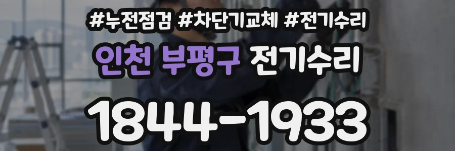 인천 부평구 전기수리
