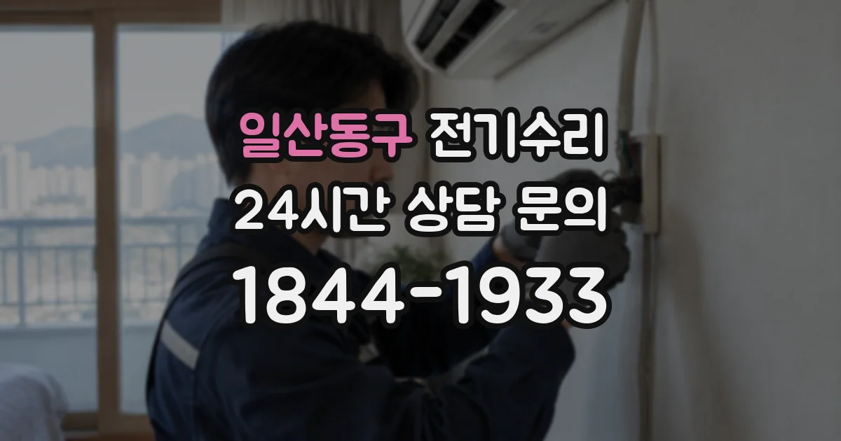 일산동구 전기수리