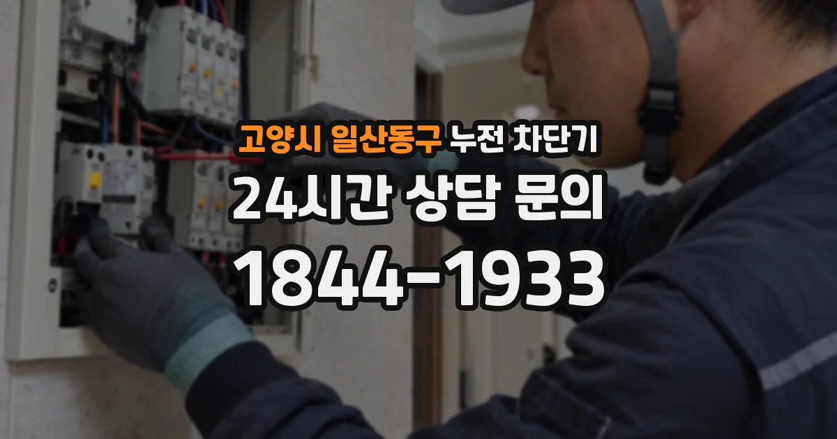고양시 일산동구 누전 차단기