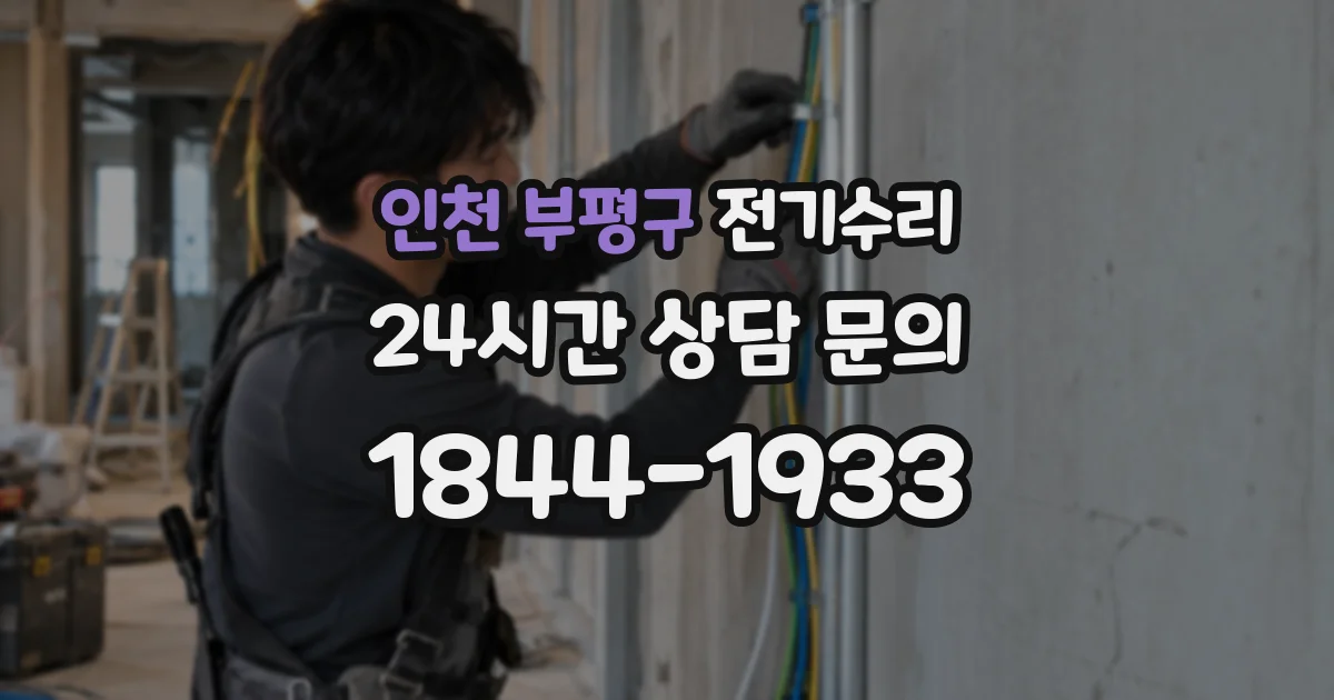 인천 부평구 전기수리
