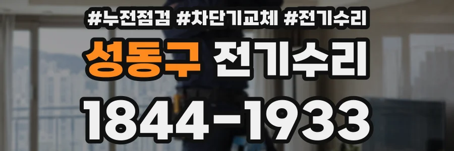 성동구 전기수리