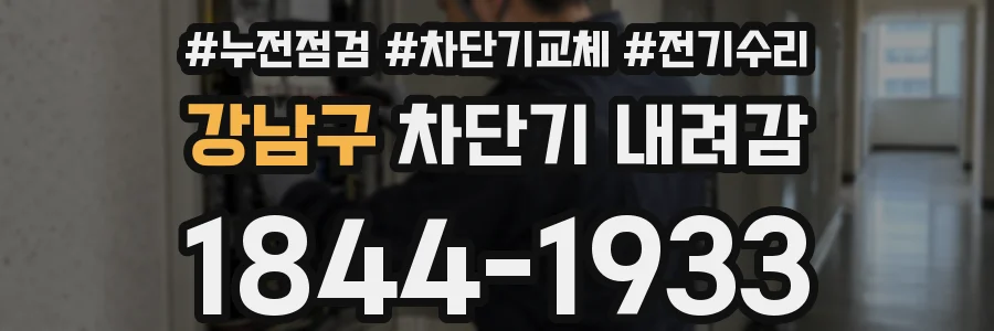 강남구 차단기 내려감