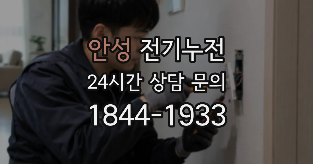 안성 전기누전