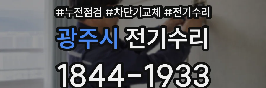 광주시 전기수리