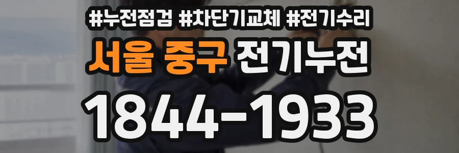 서울 중구 전기누전