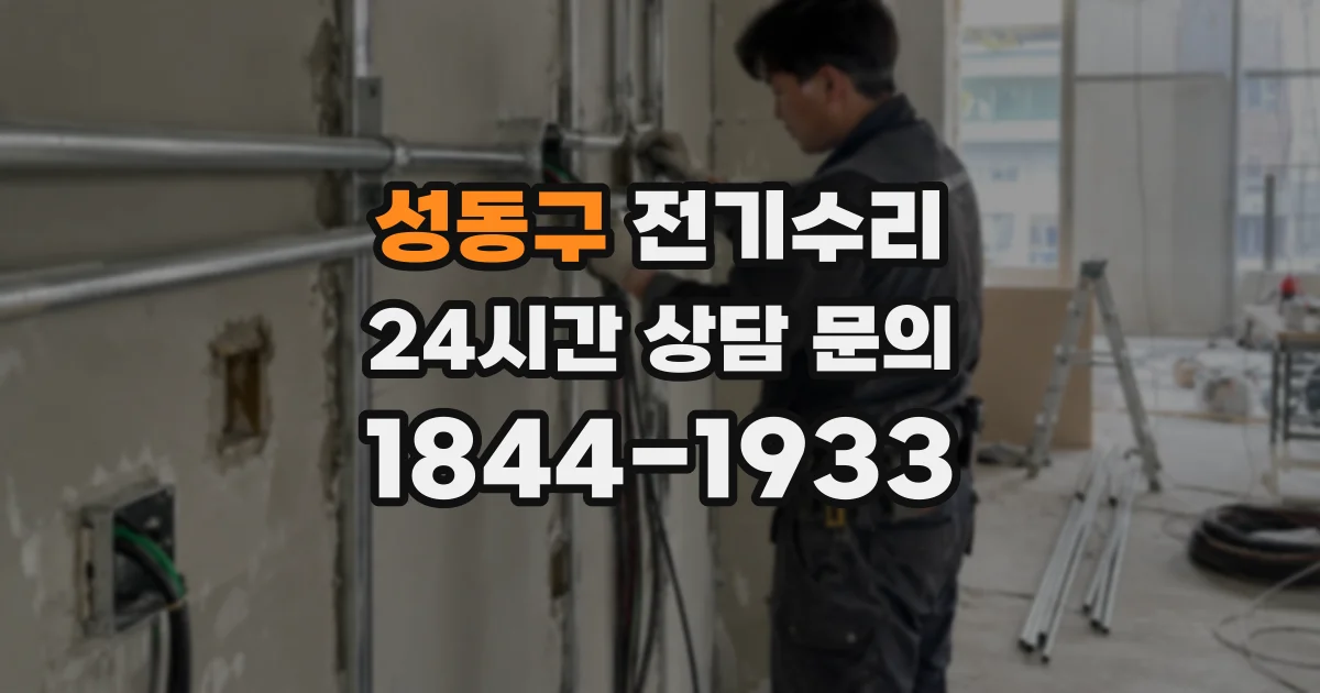 성동구 전기수리