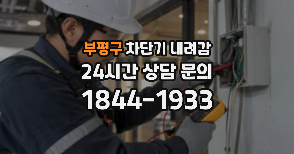 부평구 차단기 내려감