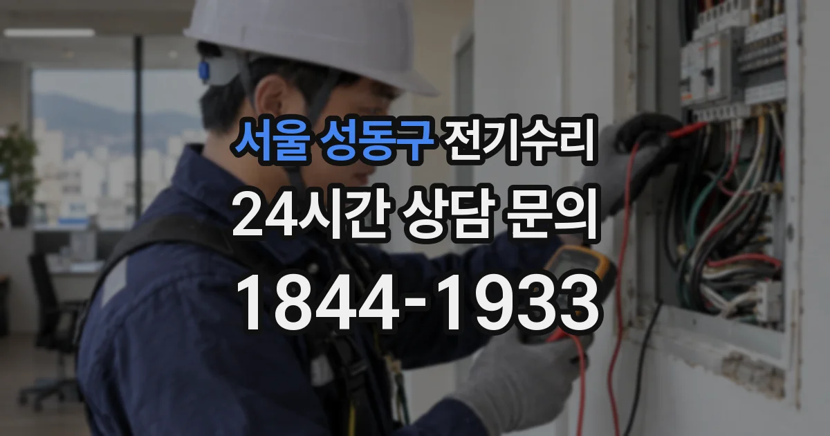 서울 성동구 전기수리